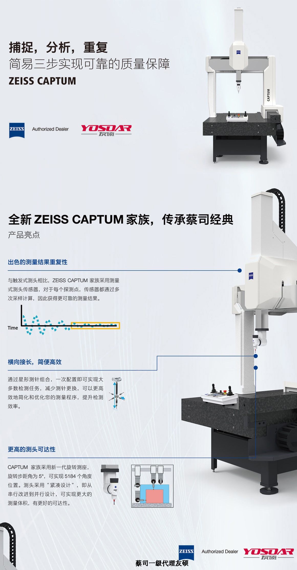 山东蔡司三坐标CAPTUM
